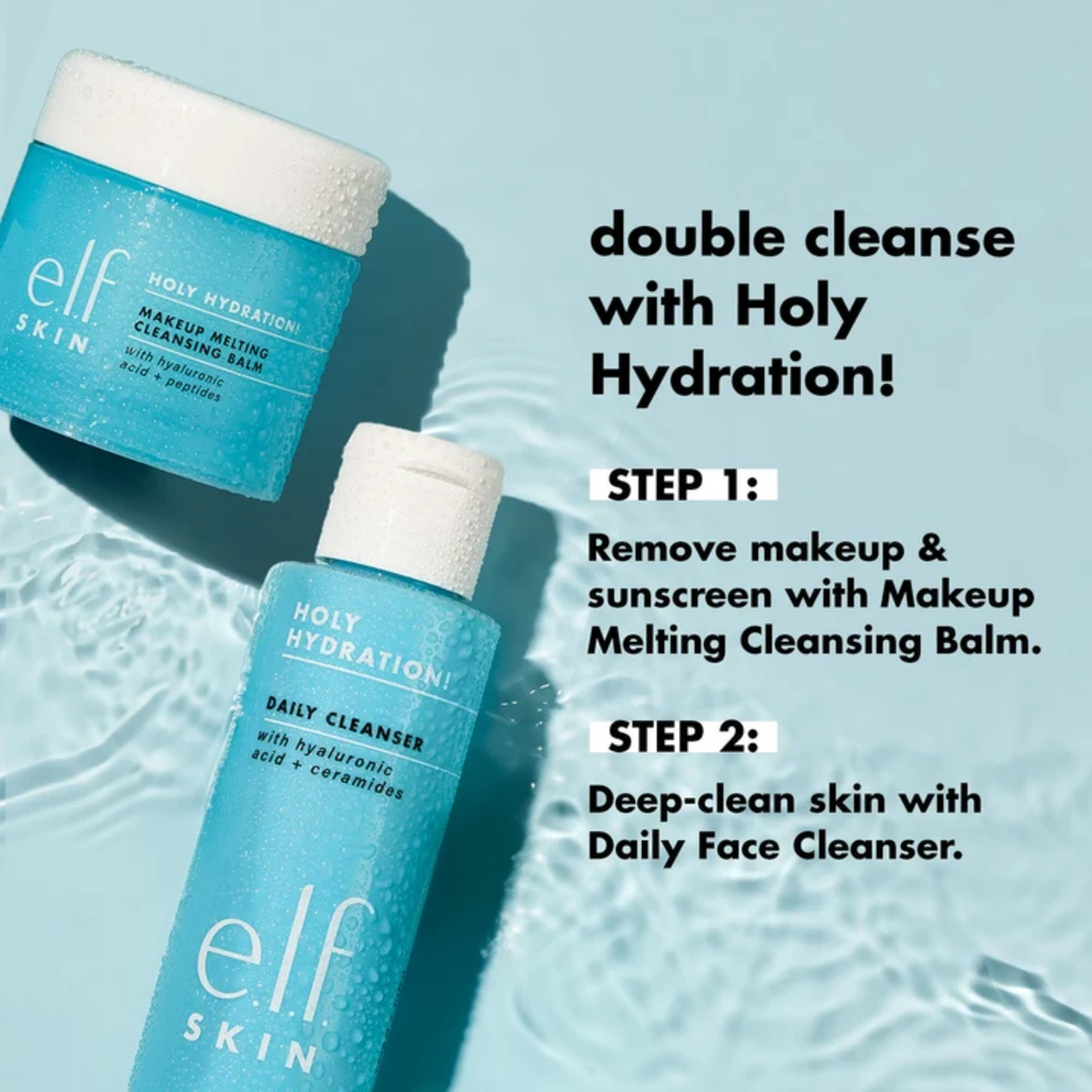 Gebruik van e.l.f. Holy Hydration! Makeup Melting Cleansing Balm