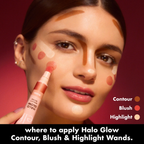 e.l.f. Halo Glow Highlight Beauty Wand Rose Quartz productweergave