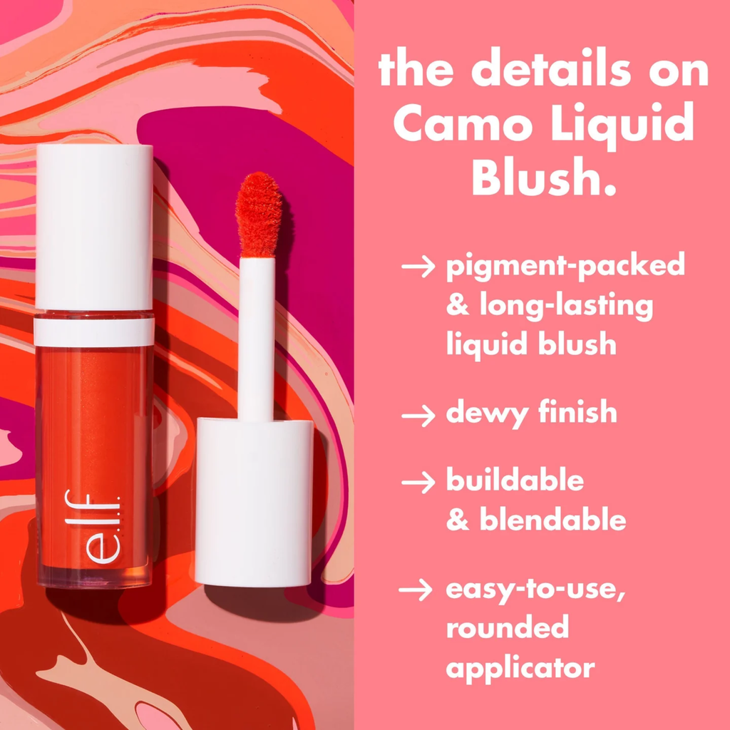 e.l.f. Camo Liquid Blush Bold-Faced Lilac met vloeibare blushformule