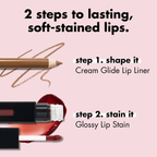 Stappen voor het aanbrengen van e.l.f. Glossy Lip Stain
