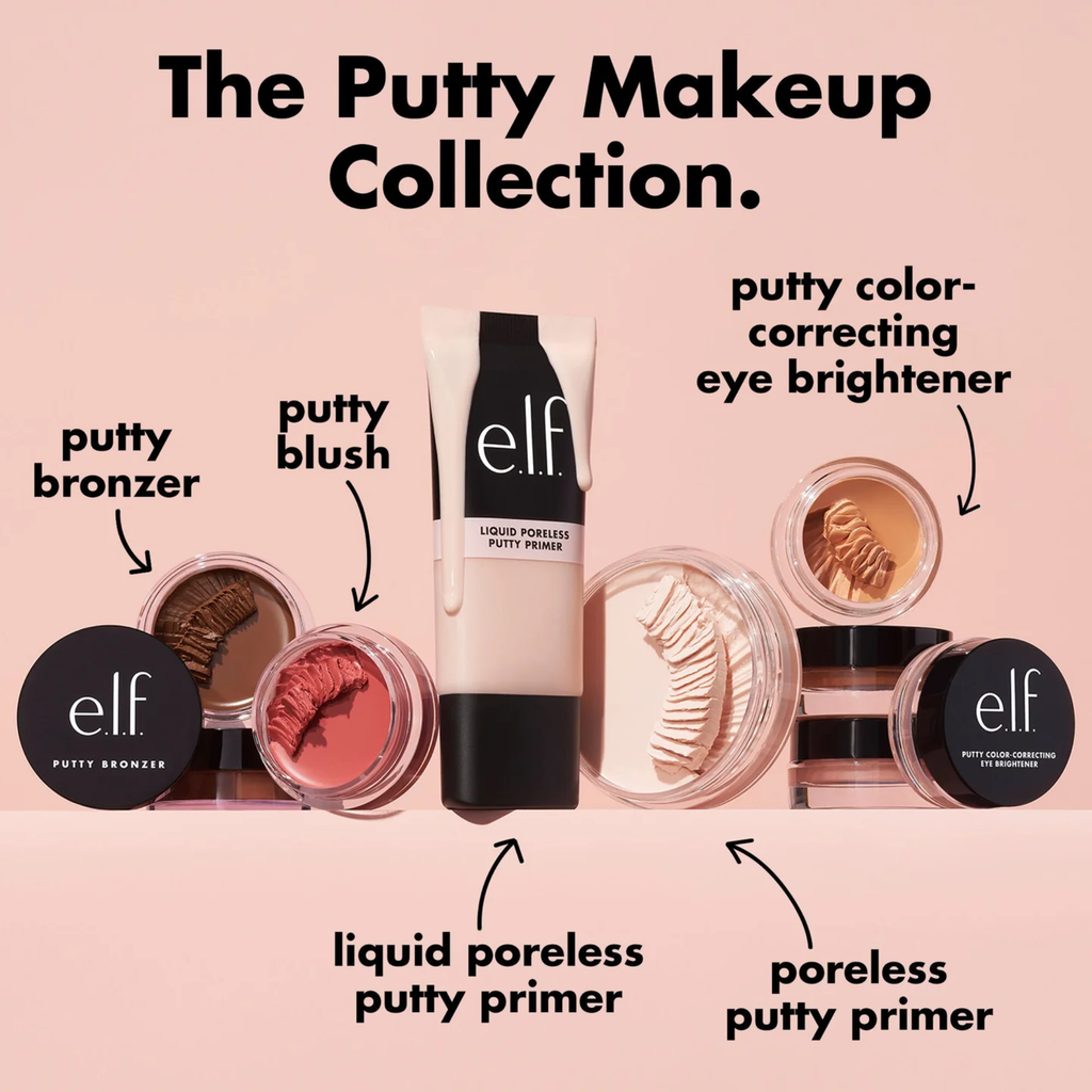 Overzicht van de e.l.f. Luminous Putty Blush collectie