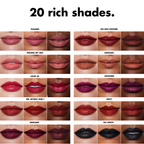 Overzicht van e.l.f. O FACE Satin Lipstick tinten
