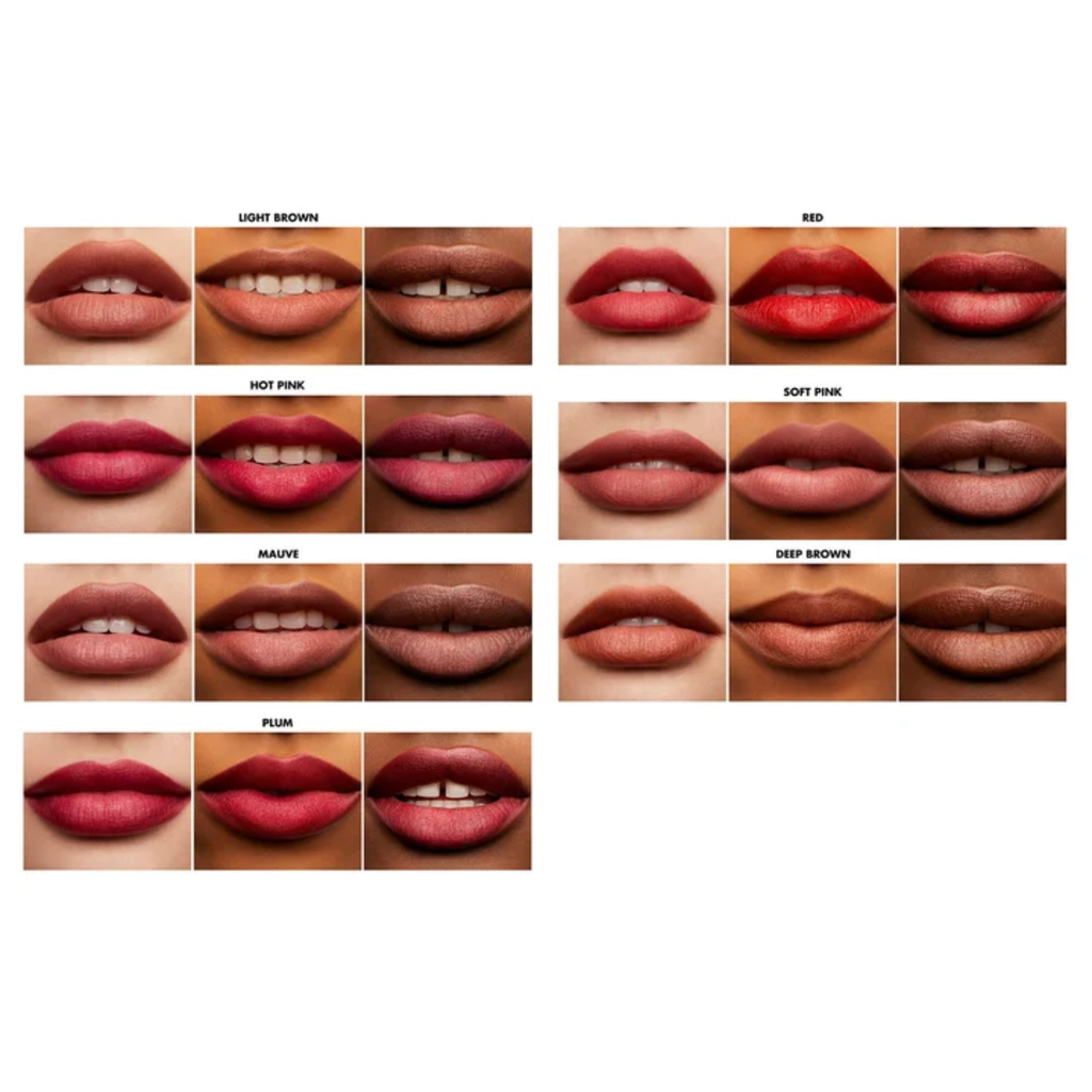 e.l.f. Love Triangle Lip Filler Liner Hot Pink aangebracht op de lippen