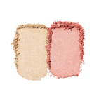 Swatch van e.l.f. Halo Glow Silky Powder Highlighter Blush Money