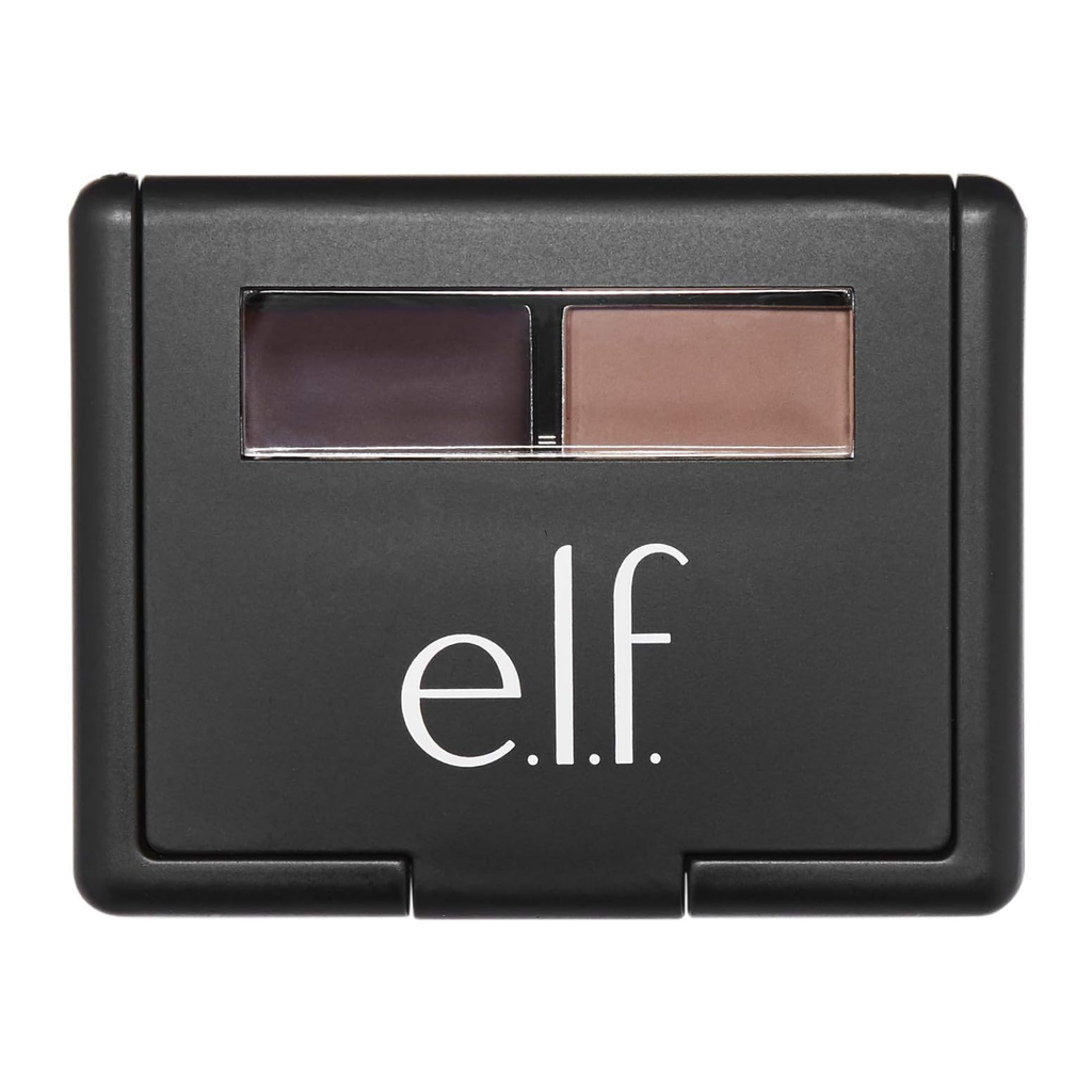 Gesloten verpakking van de e.l.f. Eyebrow Kit met compacte spiegelverpakking.