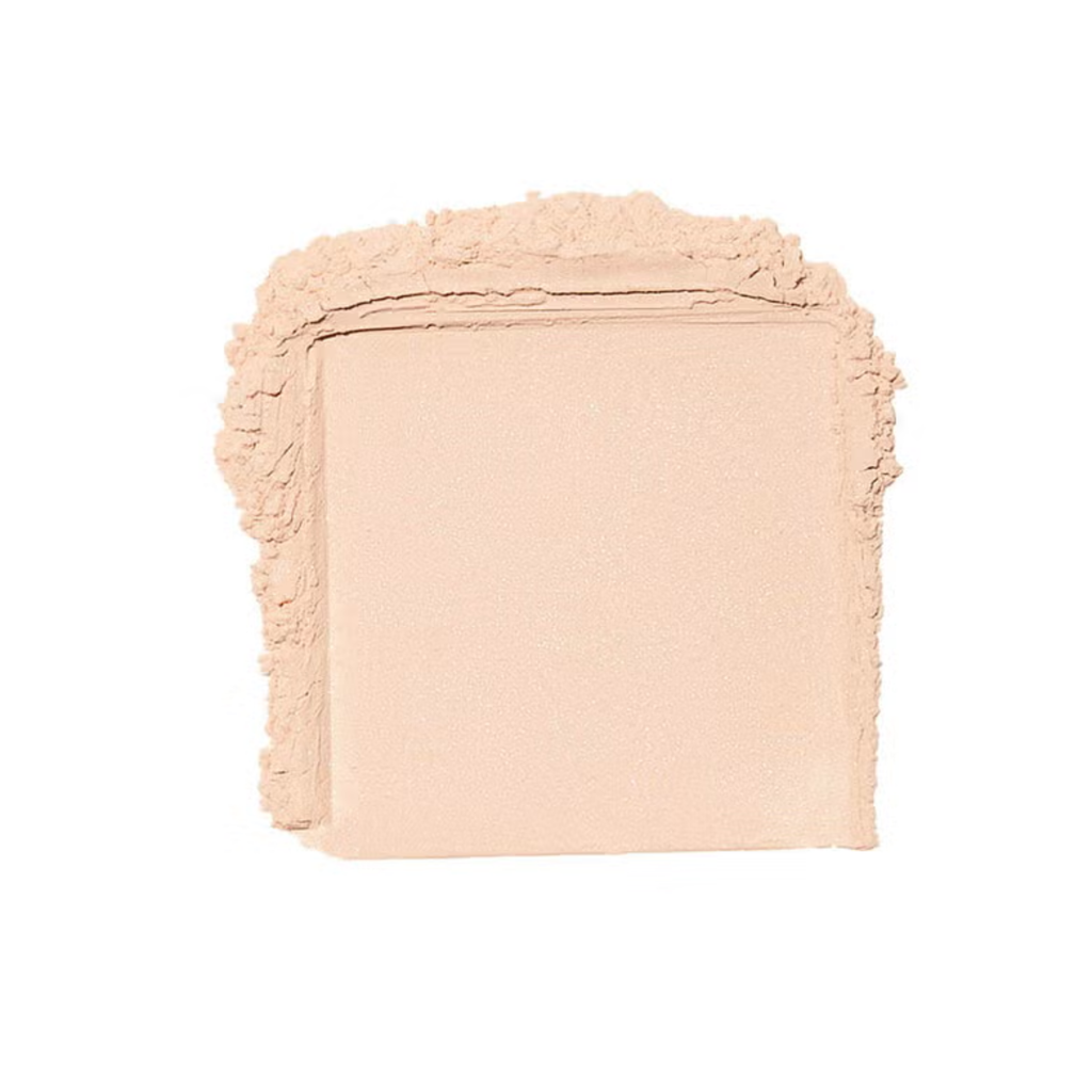 Kleurstaal van e.l.f. High Definition Powder met transparante, vervagende finish.
