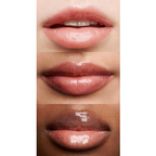 Lippen met e.l.f. Lip Lacquer Mauve Glitz voor een glanzende, verzorgde liplook.