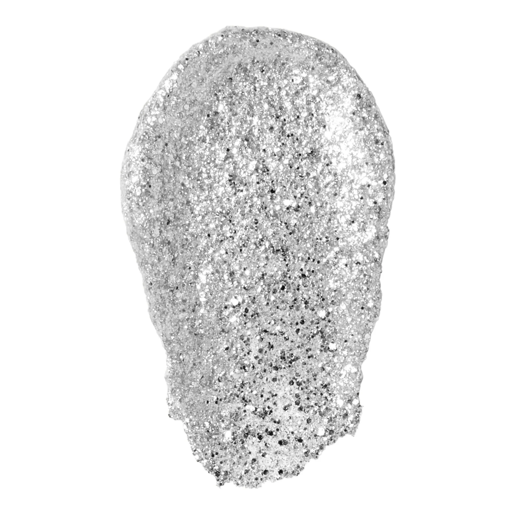 Swatch van e.l.f. Liquid Glitter Eyeshadow Bling Bling