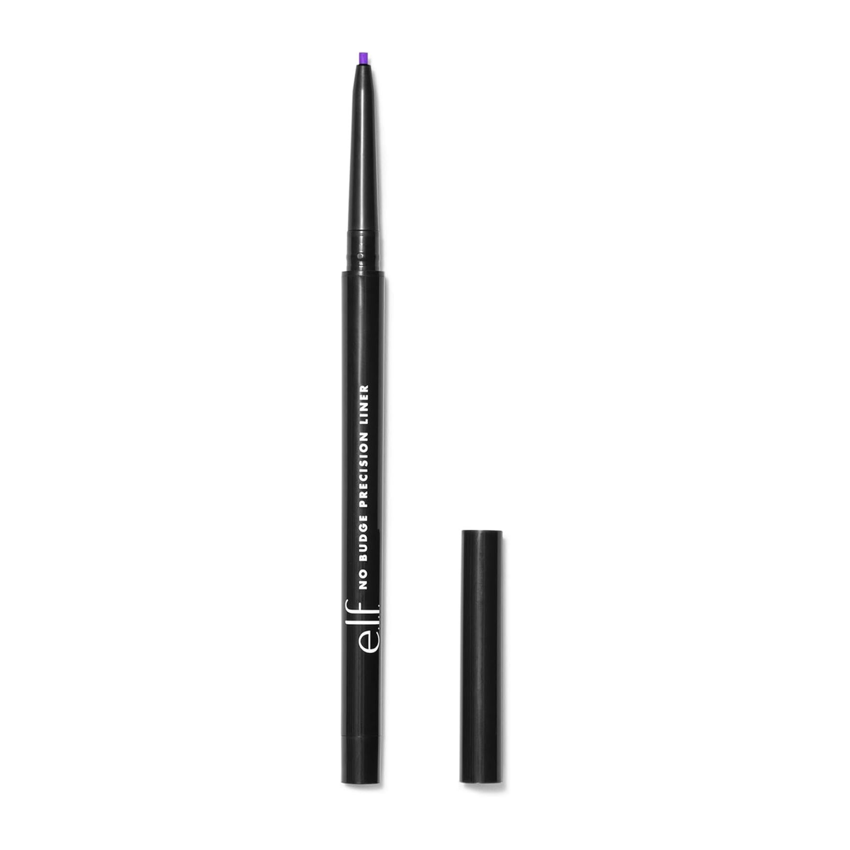 Detailweergave van de ultrafijne punt van e.l.f. No Budge Precision Eyeliner.