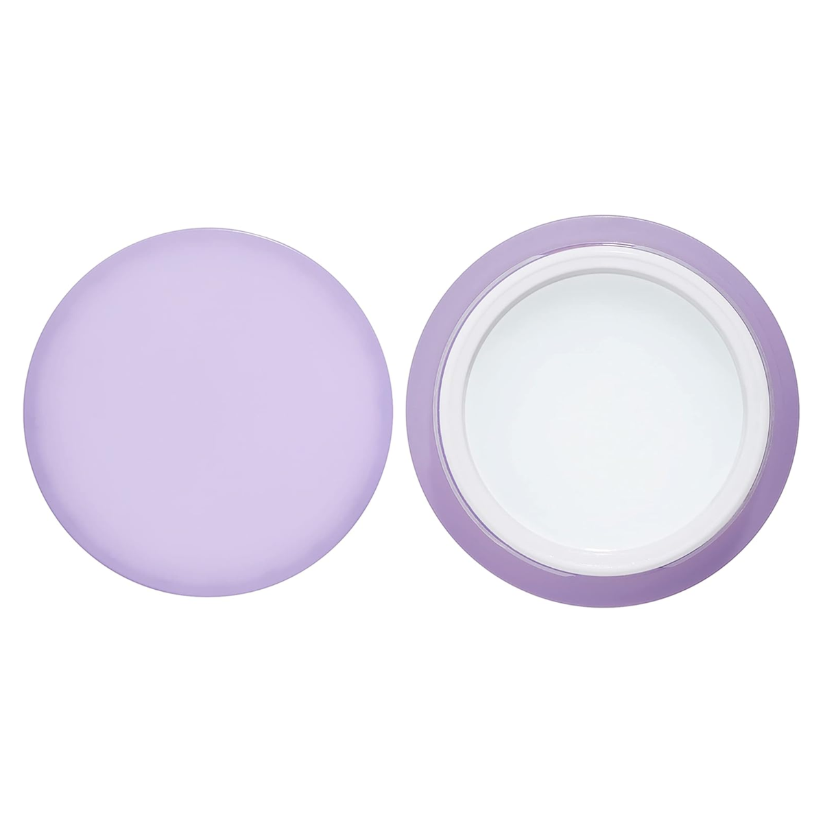 Open verpakking van e.l.f. SuperHydrate Gel Moisturizer in paarse pot.