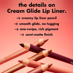 e.l.f. Cream Glide Lip Liner met romige formule en semi-matte finish