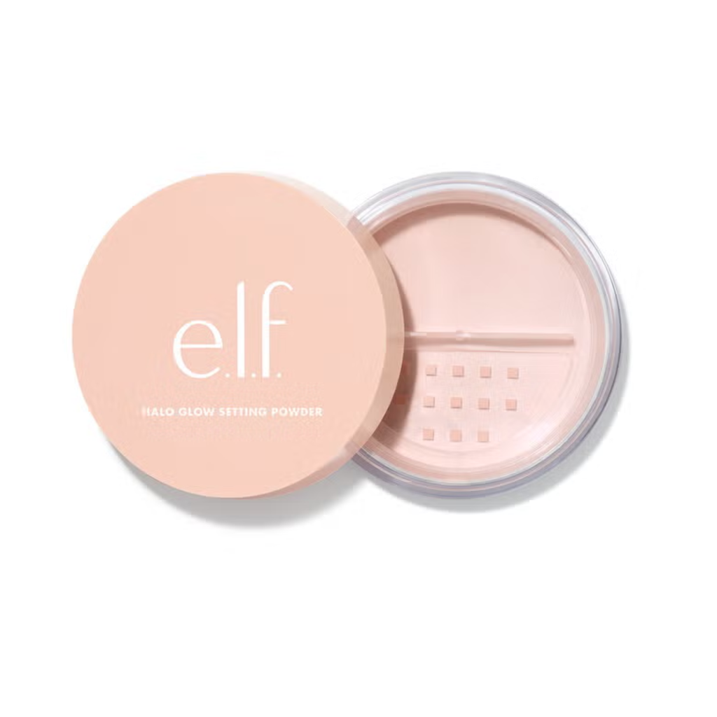 e.l.f. Halo Glow Setting Powder in de tint Light Pink
