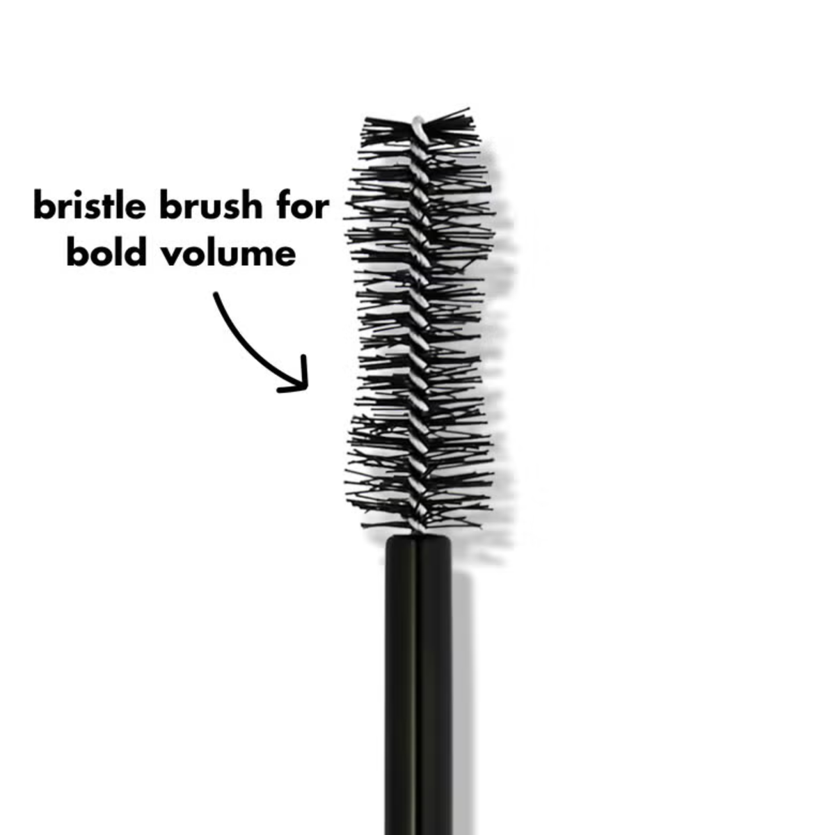 Borstel van e.l.f. Big Mood Mascara voor separatie en volume