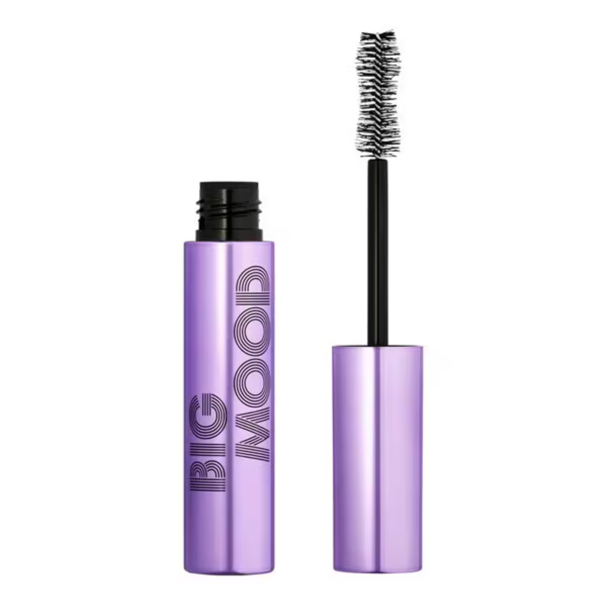e.l.f. Big Mood Mascara Deep Brown met zandlopervormige borstel