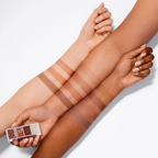 Swatches van e.l.f. Bite-Size Brow in de tint Auburn