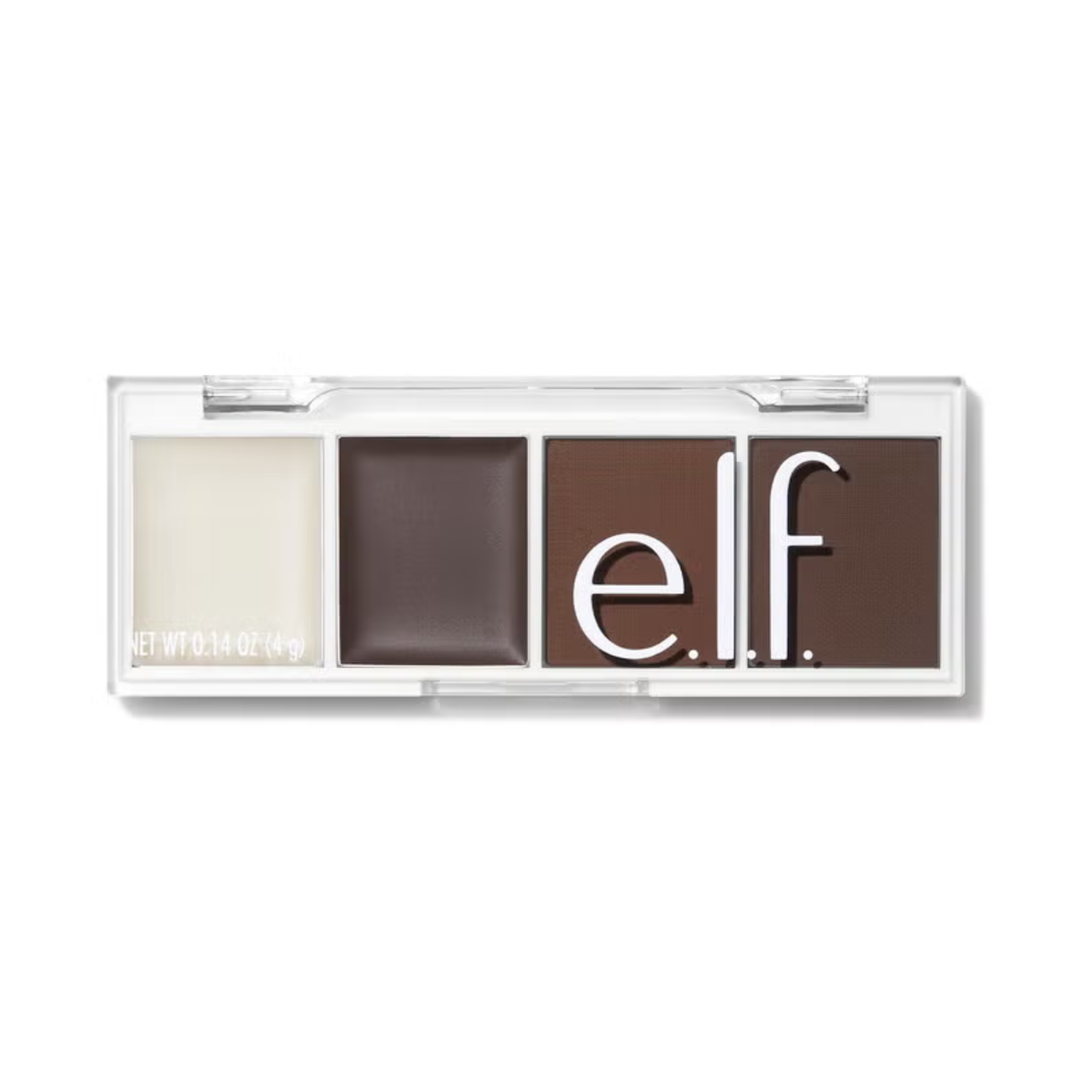 e.l.f. Bite-Size Brow wenkbrauwpalette in de tint Dark Brown