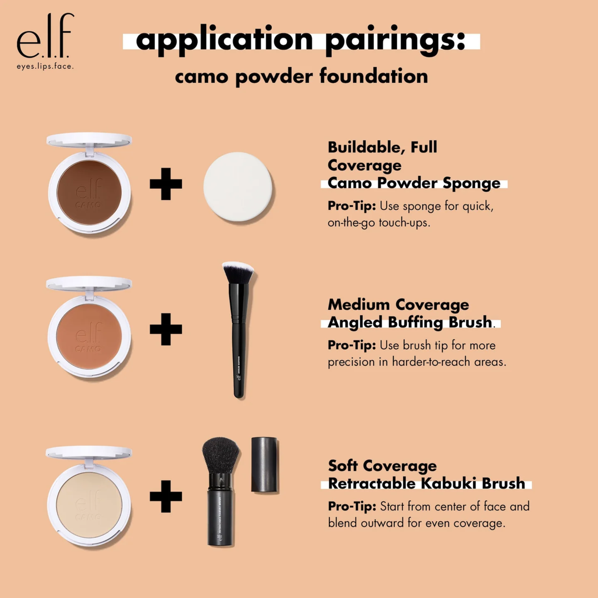 e.l.f. Camo Powder Foundation voor een egale teint