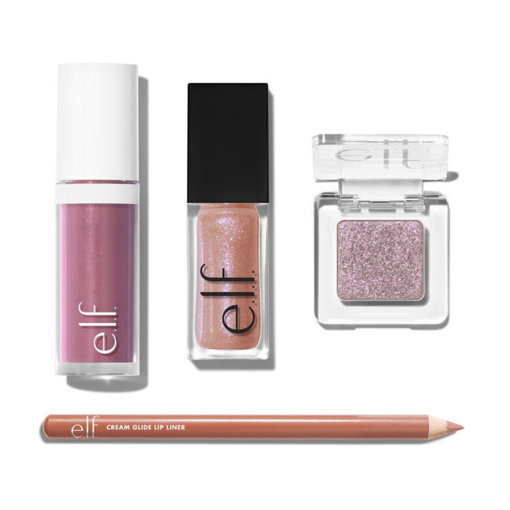 e.l.f. Pink-Me Energy Make-upset met vier roze make-upfavorieten