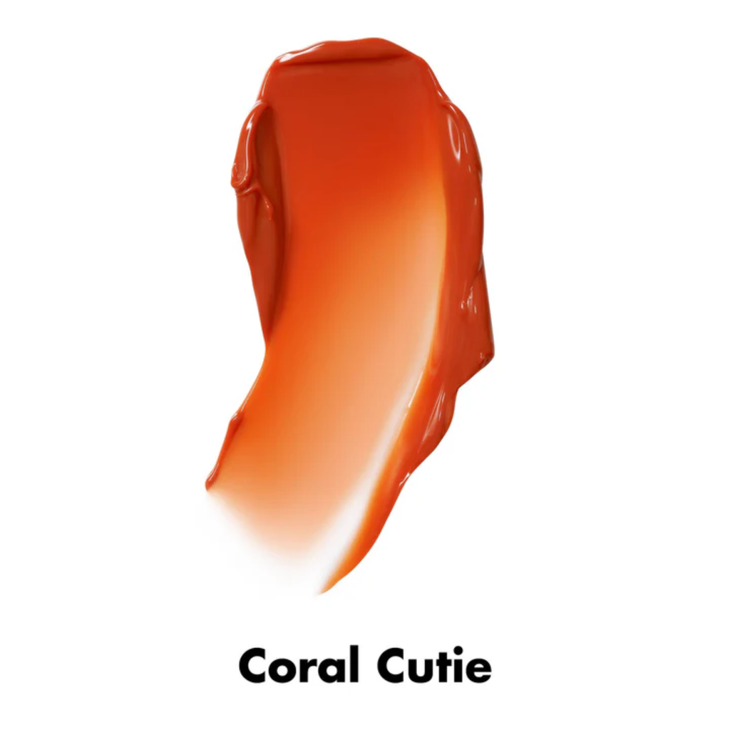 Swatch van e.l.f. Glossy Lip Stain Coral Cutie
