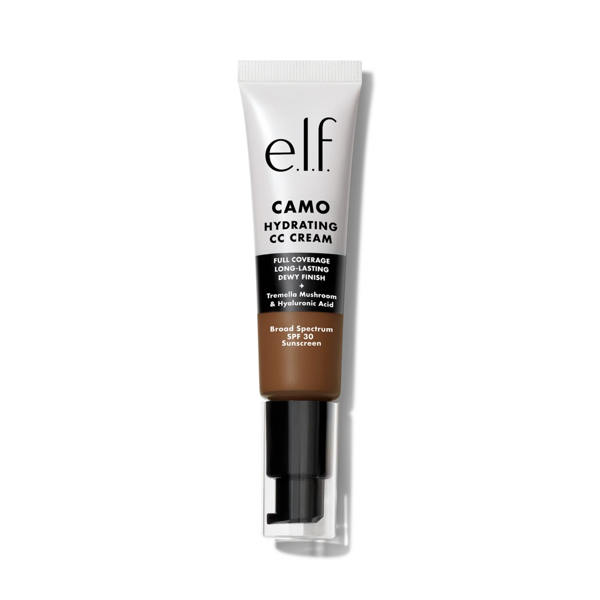 e.l.f. Hydrating Camo CC Cream Deep 540 N aangebracht op de huid