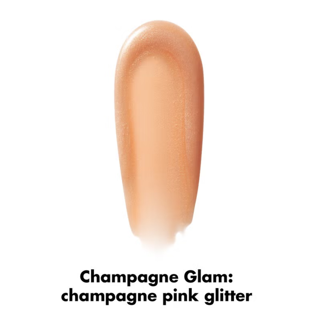 Swatch van e.l.f. Lip Plumping Gloss Champagne Glam
