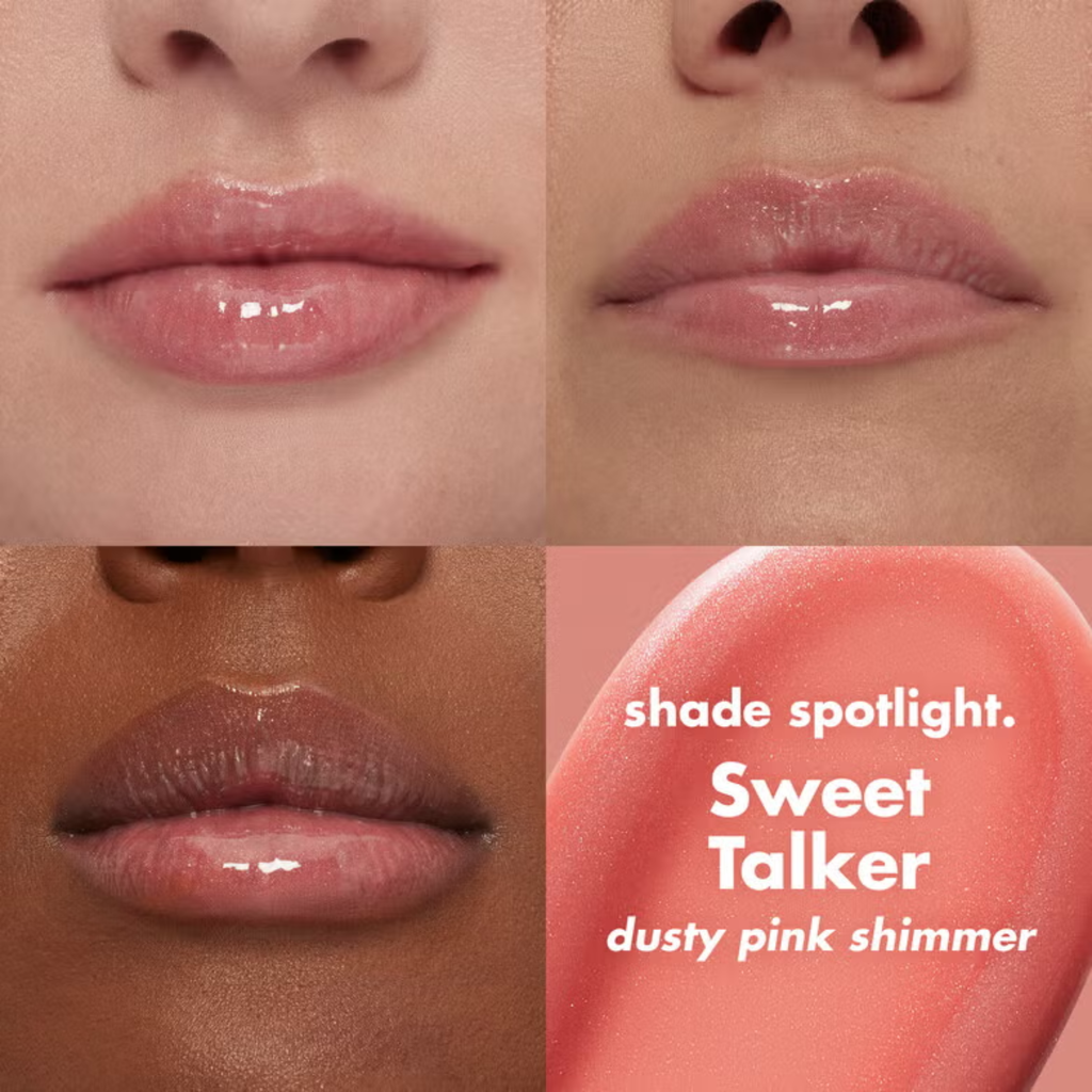 Swatch van e.l.f. Lip Plumping Gloss Sweet Talker