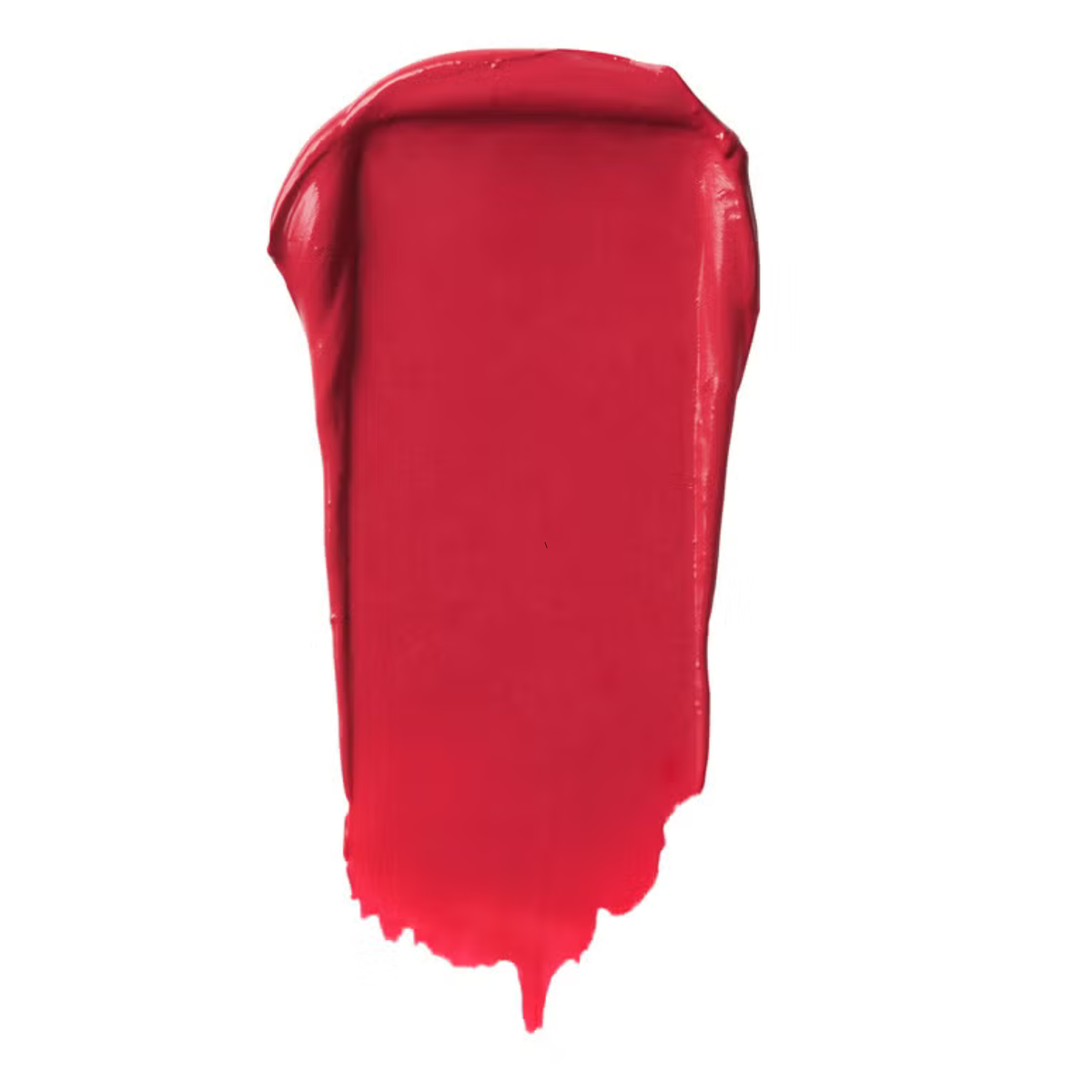 Swatch van e.l.f. O FACE Satin Lipstick Loud AF in helder fuchsia