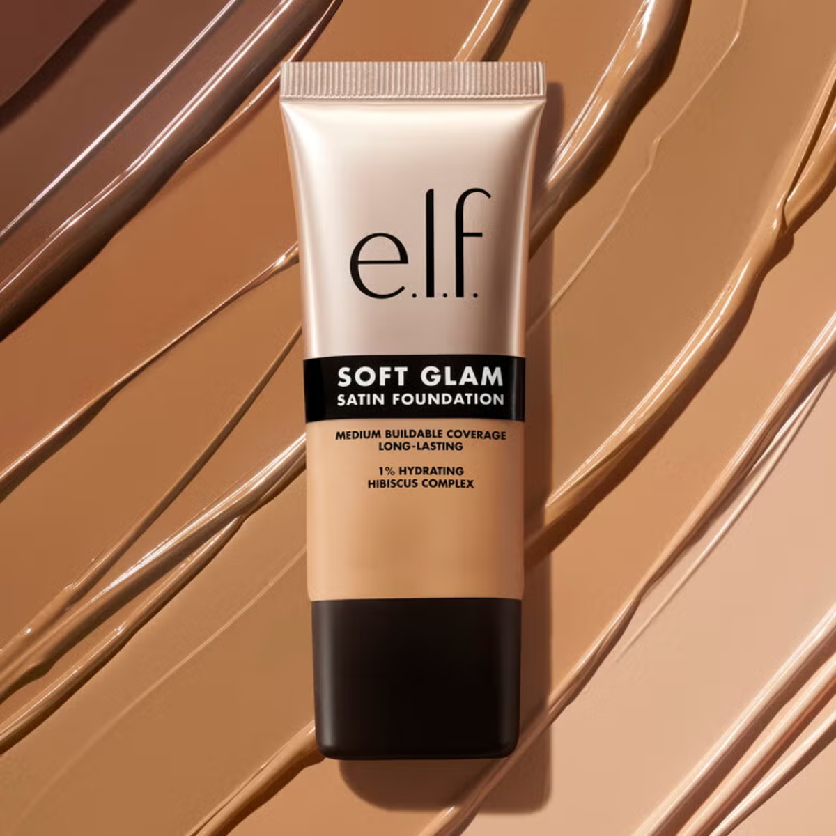 Textuur van e.l.f. Soft Glam Satin Foundation