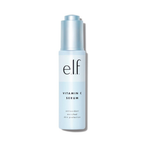 Flacon e.l.f. Beauty Shield Vitamin C Serum met zilverkleurige dop op witte achtergrond.