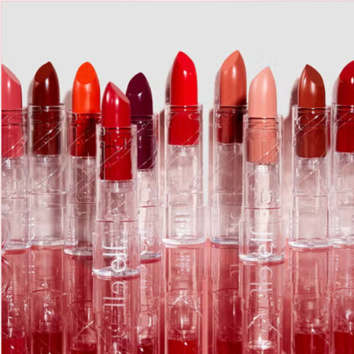 Overzicht van e.l.f. SRSLY Satin Lipstick tinten